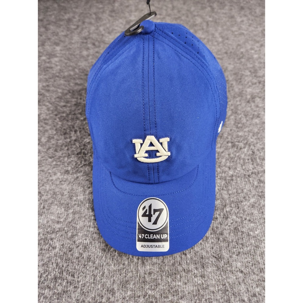 47 Auburn Tigers FLOW Clean Up Hat Royal Blue White AU Adjustable NWT